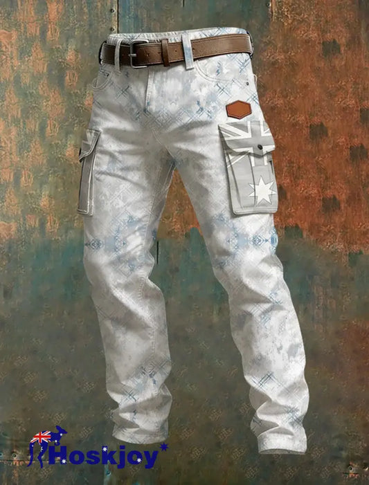 Men’s Australian Style Printed Trousers A / S