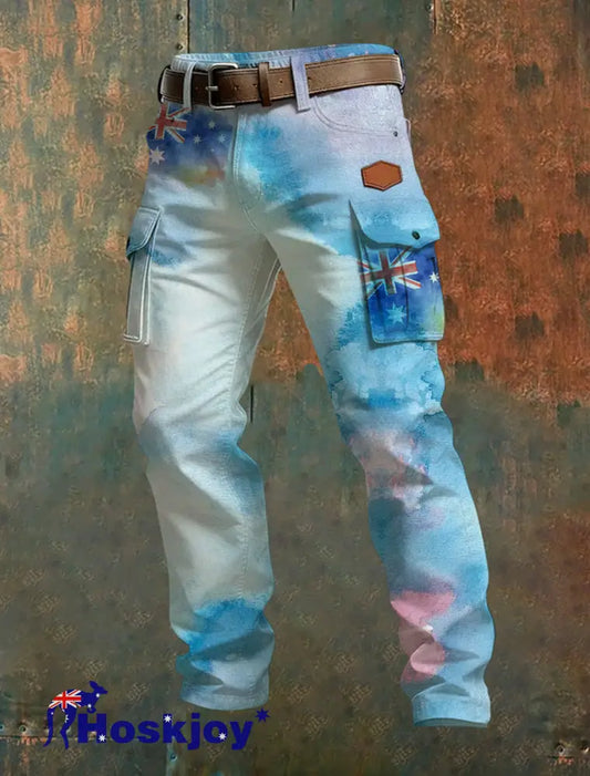 Men’s Australian Style Printed Trousers A / S