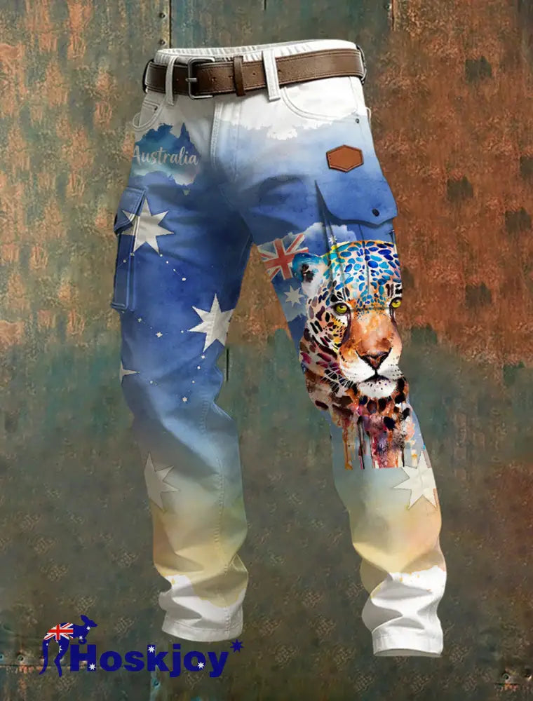 Men’s Australian Style Printed Trousers A / S