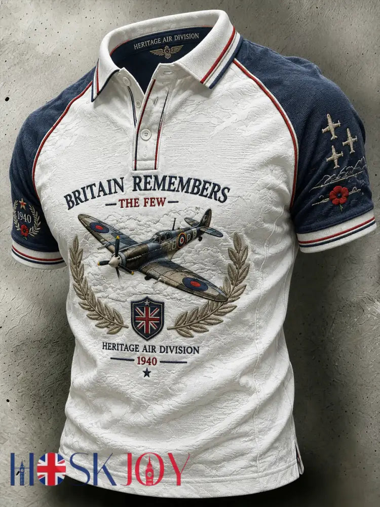 Men’s Battle of Britain Commemoration Day polo shirt - As picture / S