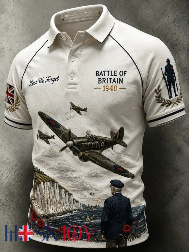 Men’s Battle of Britain Commemoration Day polo shirt - As picture / S