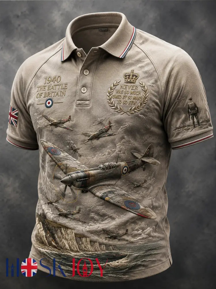 Men’s Battle of Britain Commemoration Day polo shirt - As picture / S