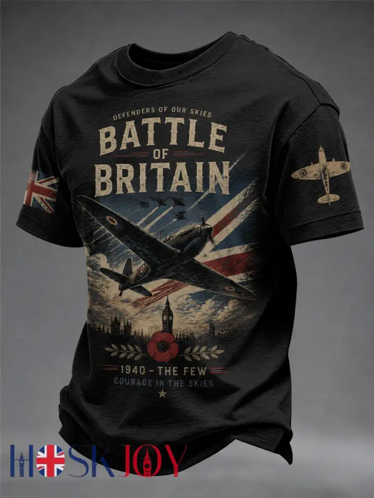 Men’s Battle of Britain Commemoration Day short sleeves t-shirt - Black / S