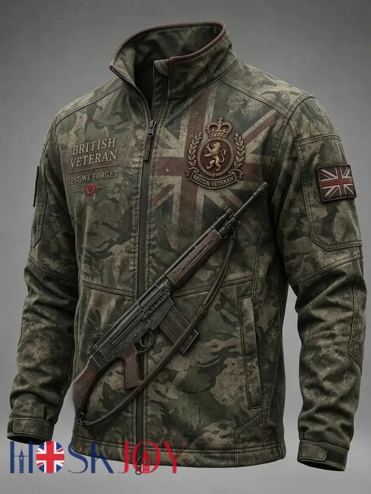 Men’s British Veteran Long-Sleeve Jacket - Green / S