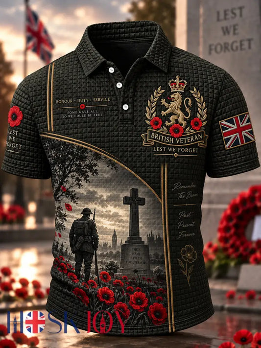 Men’s British Veterans’ Memorial Short Sleeve Shirt - A / S
