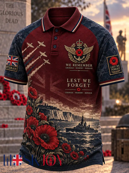 Men’s British Veterans’ Memorial Short Sleeve Shirt - A / S