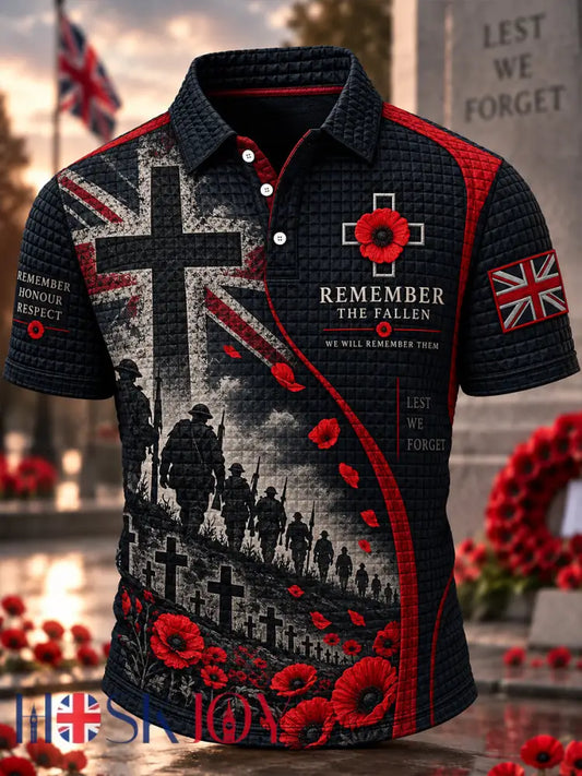 Men’s British Veterans’ Memorial Short Sleeve Shirt - A / S