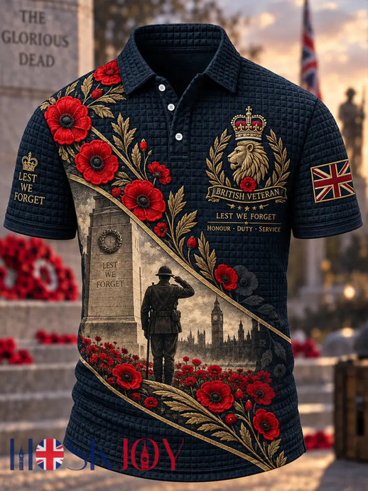 Men’s British Veterans’ Memorial Short Sleeve Shirt - A / S