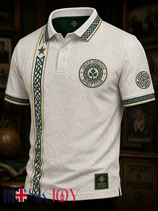 Men’s Celtic Football Club Lover Printed polo shirt - As picture / S