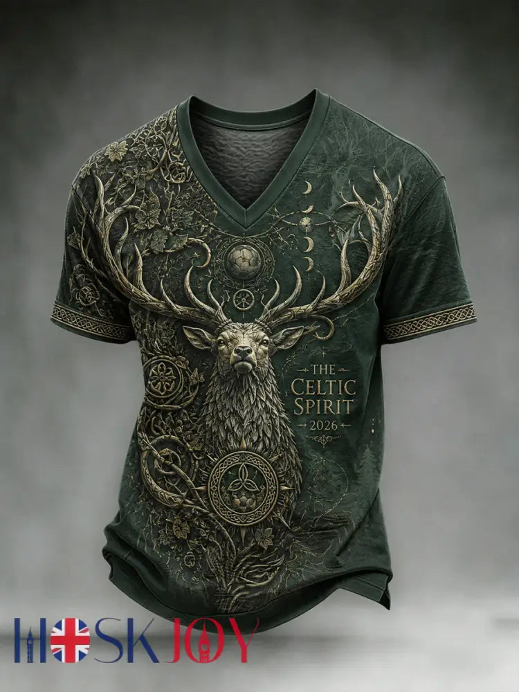 Men’s Celtic Football V-neck T-shirt - A / S