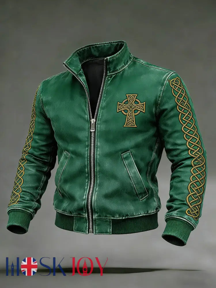 Men’s Celtic Vintage Jacket - Green / S
