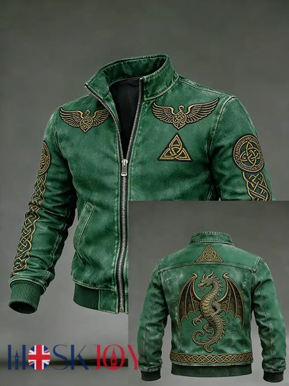 Men’s Celtic Vintage Jacket - Green / S