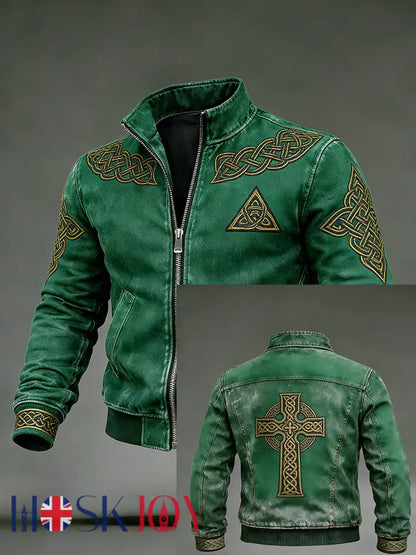 Men’s Celtic Vintage Jacket - Green / S