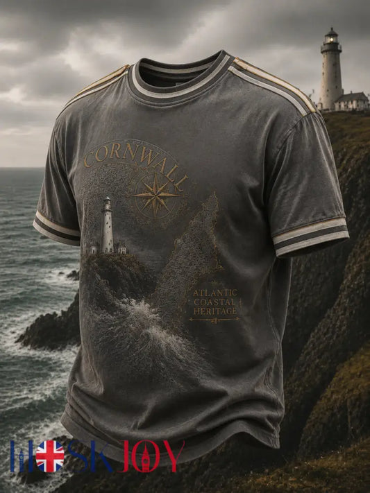 Men’s Cornish Celtic-style Printed T-shirt - As picture / S