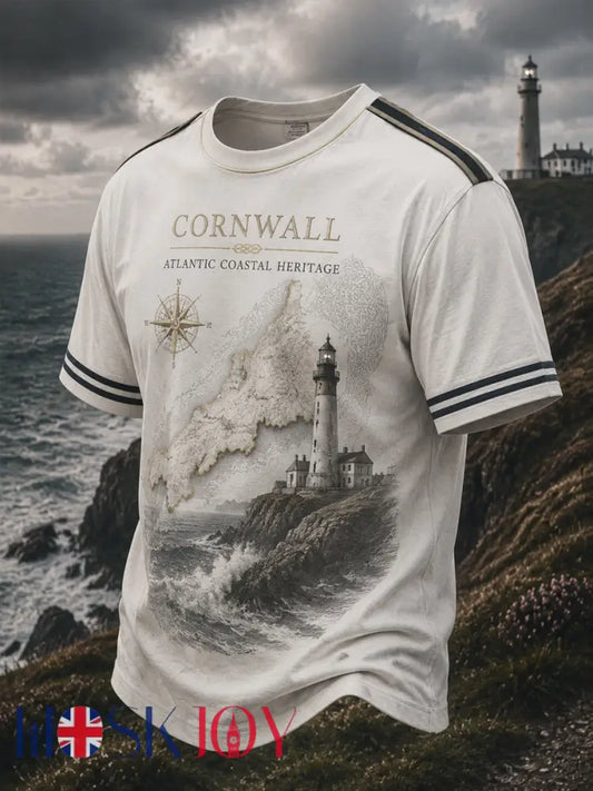 Men’s Cornish Celtic-style Printed T-shirt - As picture / S