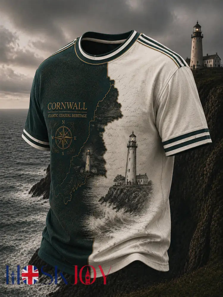 Men’s Cornish Celtic-style Printed T-shirt - As picture / S
