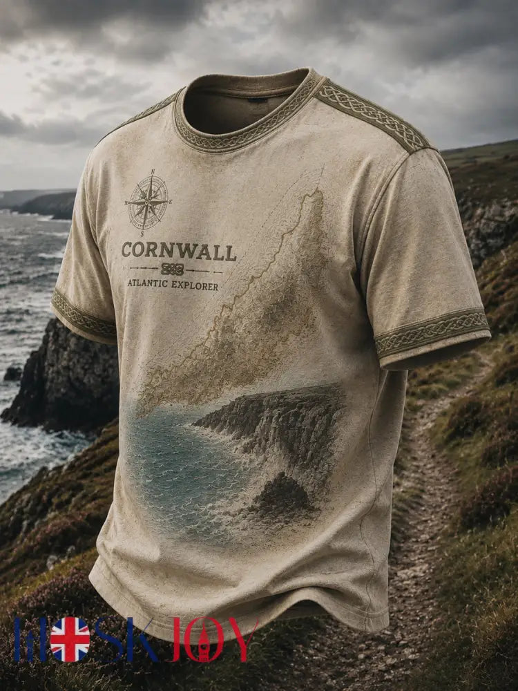 Men’s Cornish Celtic-style Printed T-shirt - As picture / S