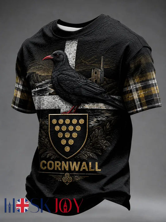 Men’s Cornwall Inspired T-shirt - Black / S