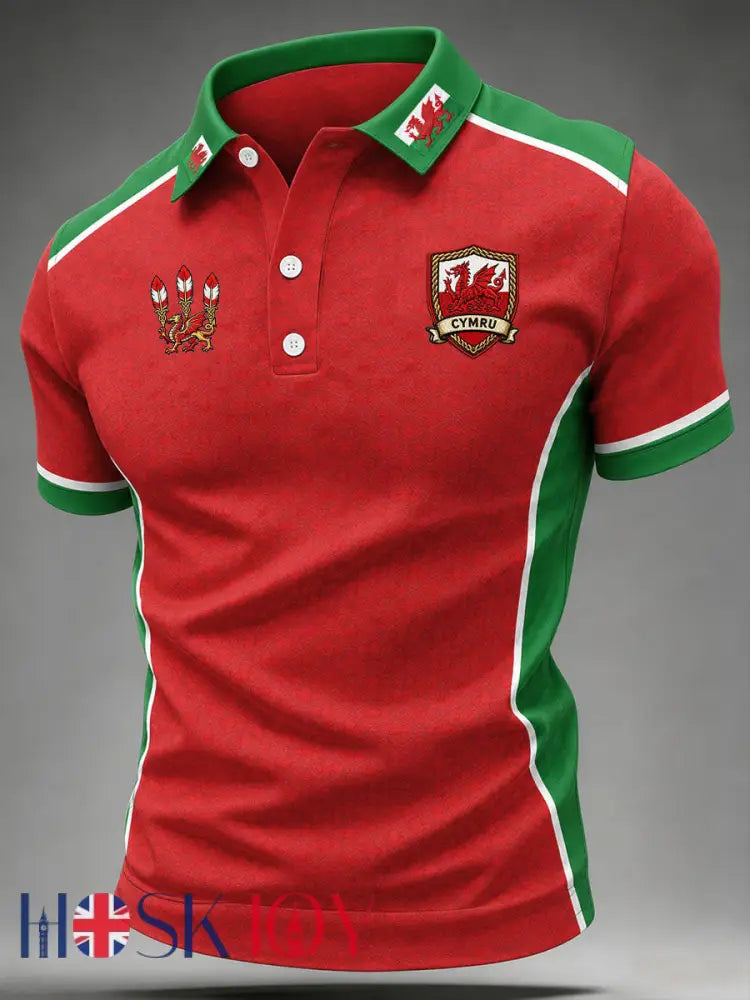 Men’s Cymru Shirt - Red / S