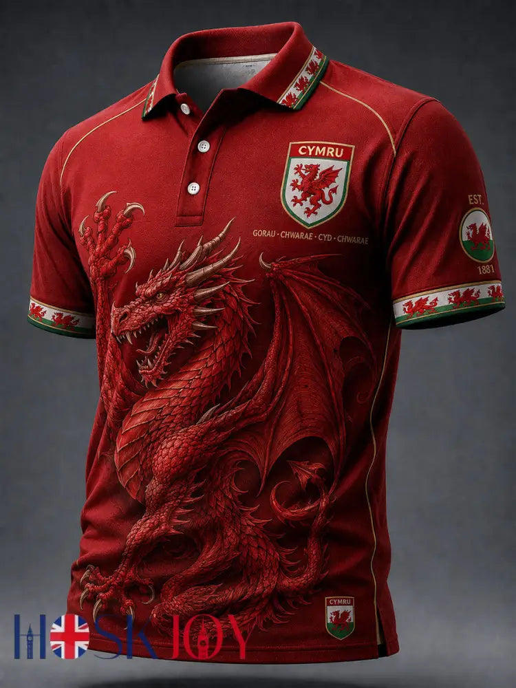 Men’s Cymru Shirt - Red / S