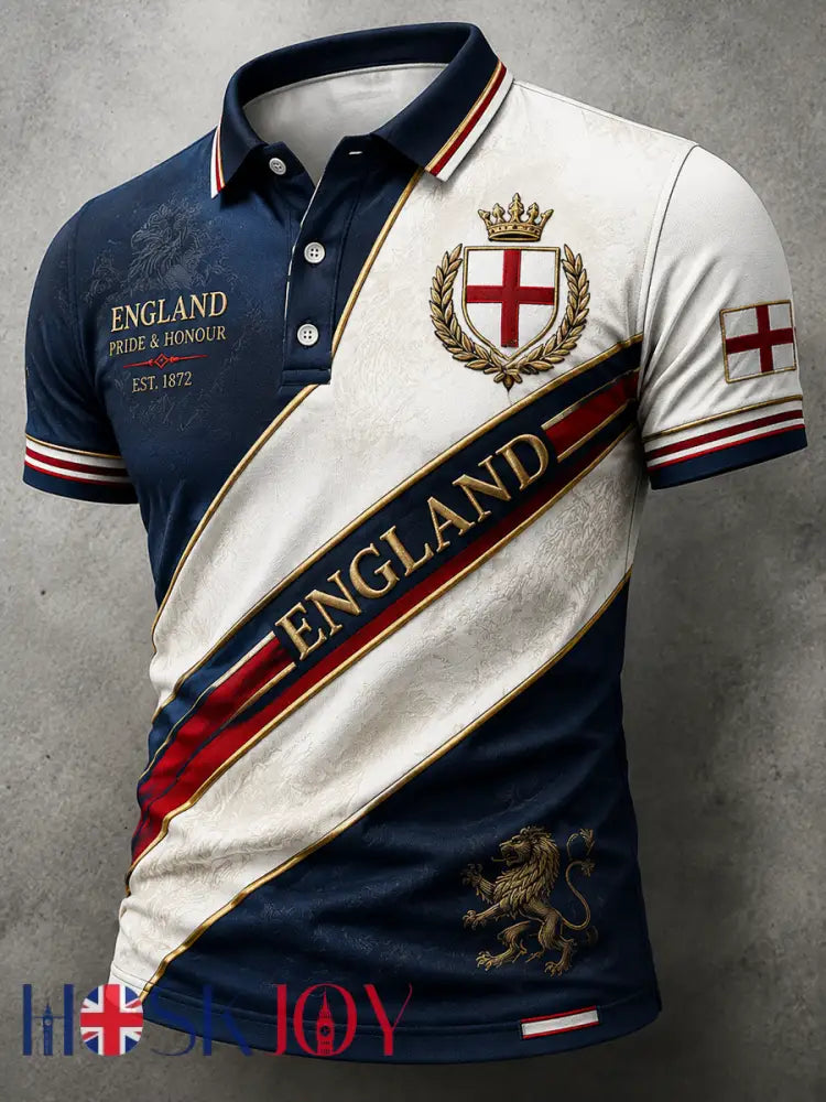 Men’s England Printed polo shirt - As picture / S