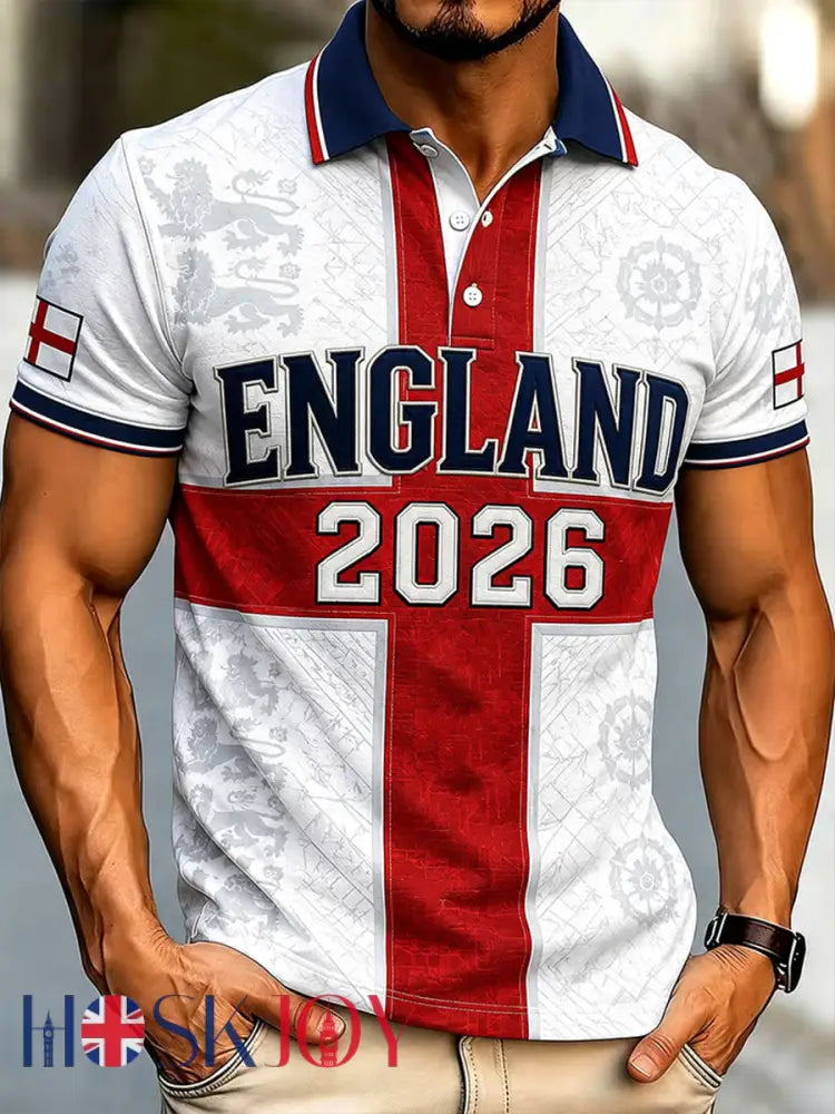 Men’s England Printed polo shirt - As picture / S