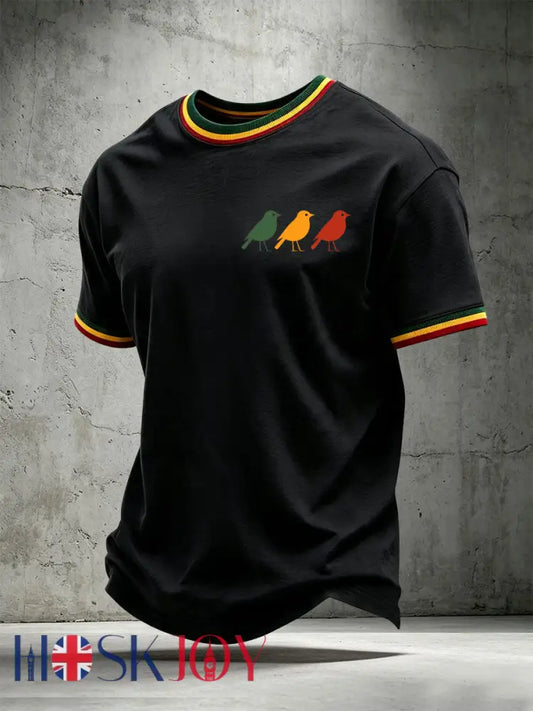 Men’s Every Little Thing Is Gonna Be All Right T-Shirt - Black / S
