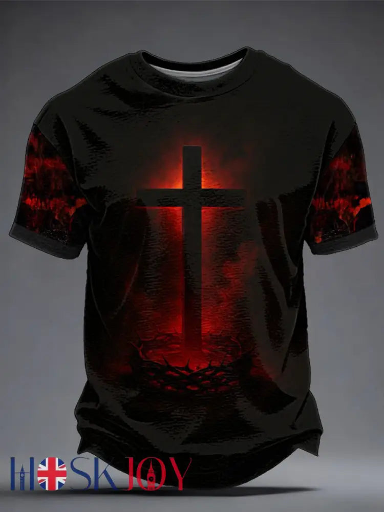 Men’s Faith Printed T-shirt - Black / S