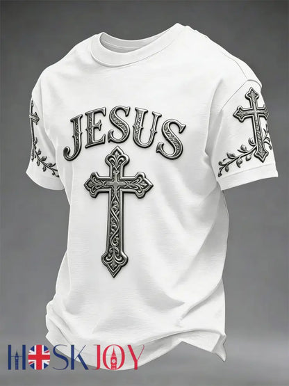 Men’s Faith Printed T-shirt - White / S