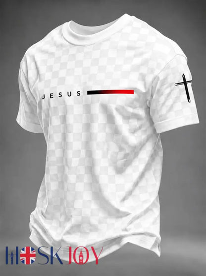 Men’s Faith Printed T-shirt - White / S