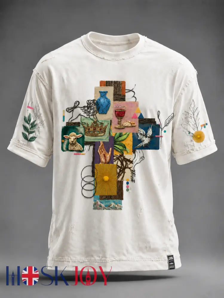 Men’s Faith Short Sleeves t-shirt - White / S