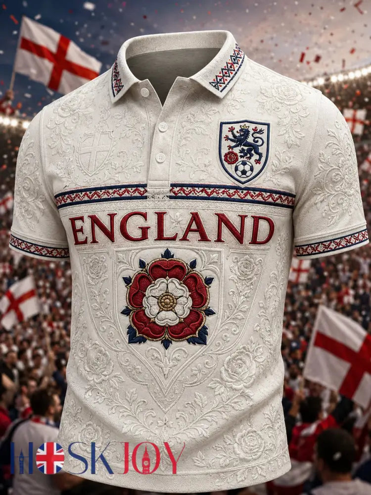 Men’s Gift For Football Fans Print Casual Short Sleeve Top - As picture / S