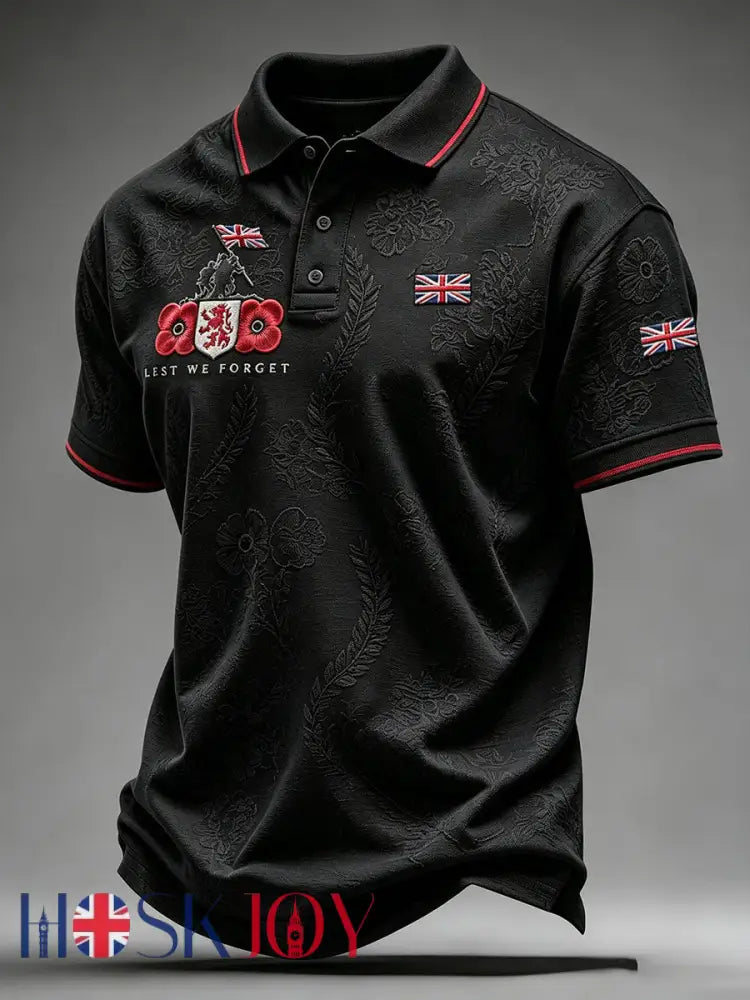 Men’s Lest We Forget Shirt - Black / S