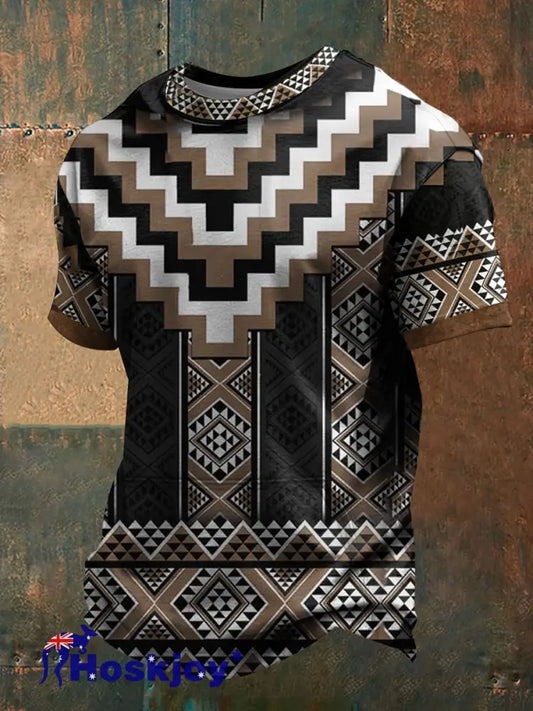 Men’s Maori Art NZ Printed short sleeves t-shirt As picture / S