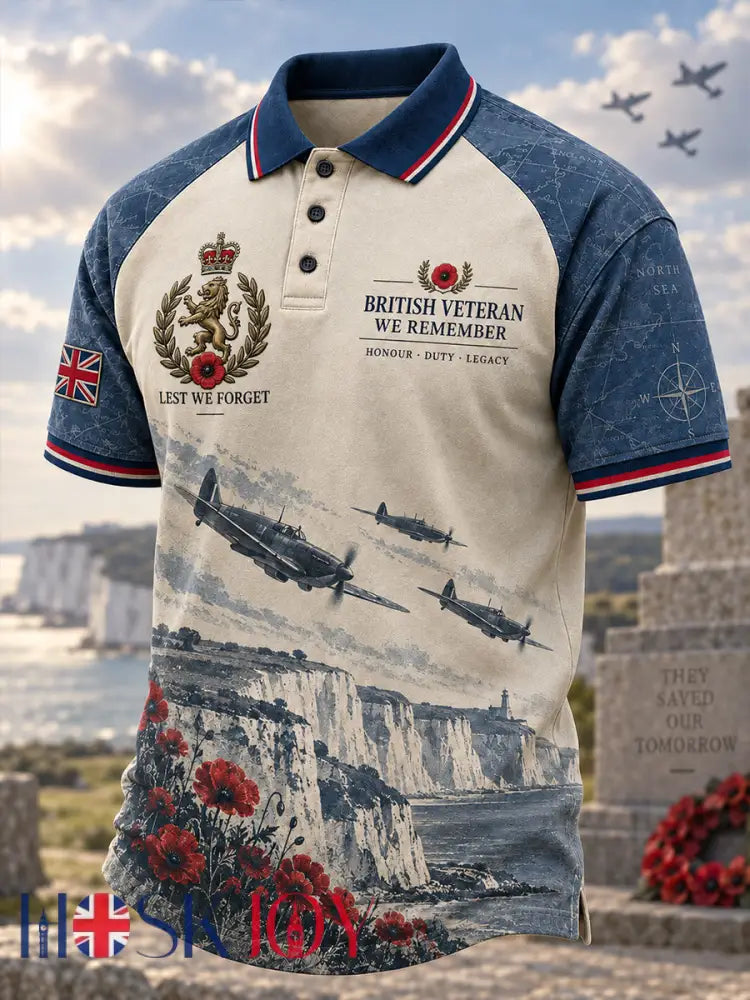 Men’s British Veterans’ Memorial Short Sleeves Shirt - A / S