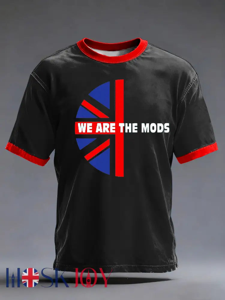Men’s Modfather UK Music Mods Lover short sleeves t-shirt - Black / S