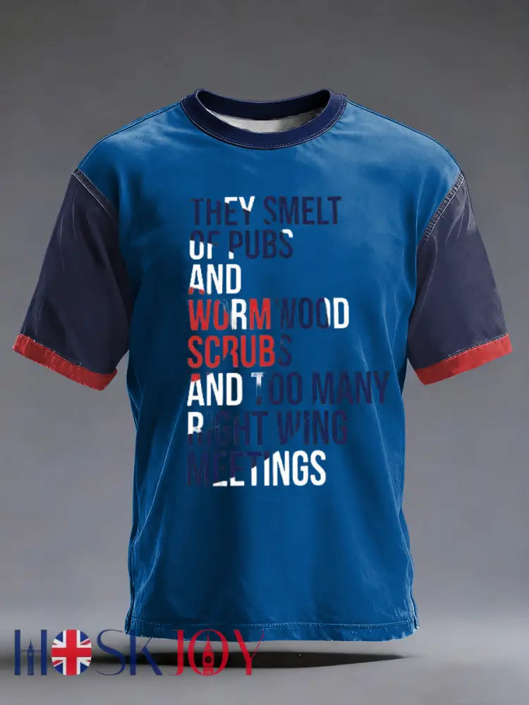 Men’s Modfather UK Music Mods Lover short sleeves t-shirt - Blue / S