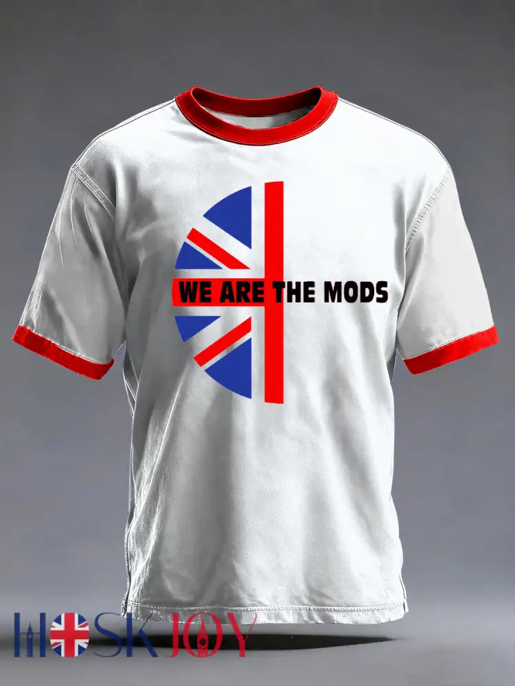 Men’s Modfather UK Music Mods Lover short sleeves t-shirt - White / S