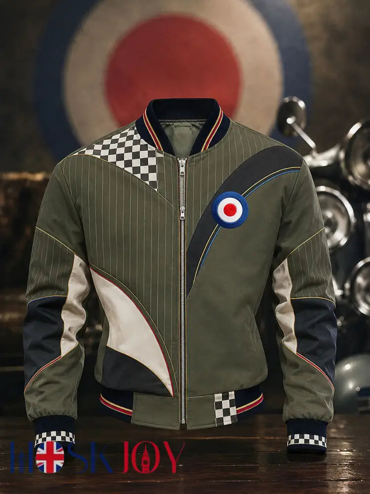 Men’s Mods Culture UK Music Lover Art Printed Monkey Jacket - As picture / S