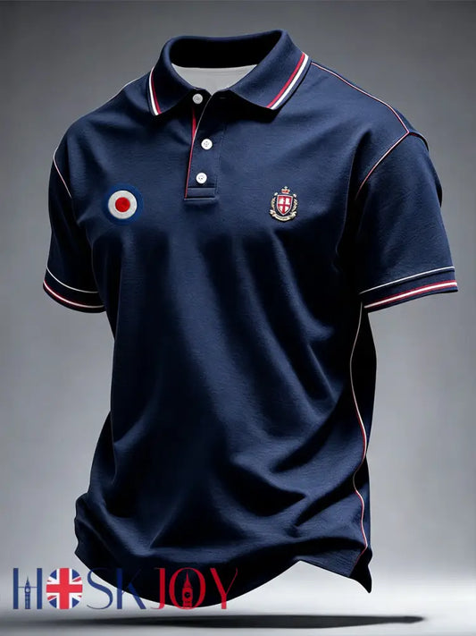 Men’s Mods Culture UK Music Lover Business Style Printed polo shirt - As picture / S