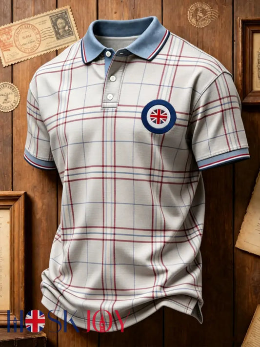 Men’s Mods Culture UK Music Lover Business Style Printed polo shirt - As picture / S