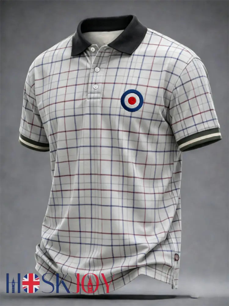 Men’s Mods Culture UK Music Lover Business Style Printed polo shirt - As picture / S