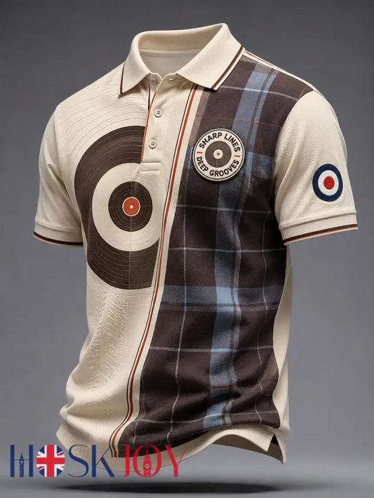 Men’s Mods Culture Uk Music Lover Business Style Short Sleeve Shirt - A / S