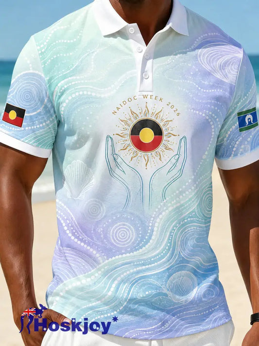 Men’s Naidoc Weeks Australia Short Sleeve Shirt - A / S