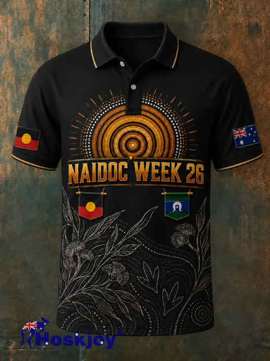 Men’s Naidoc Weeks Australia Short Sleeve Shirt - A / S