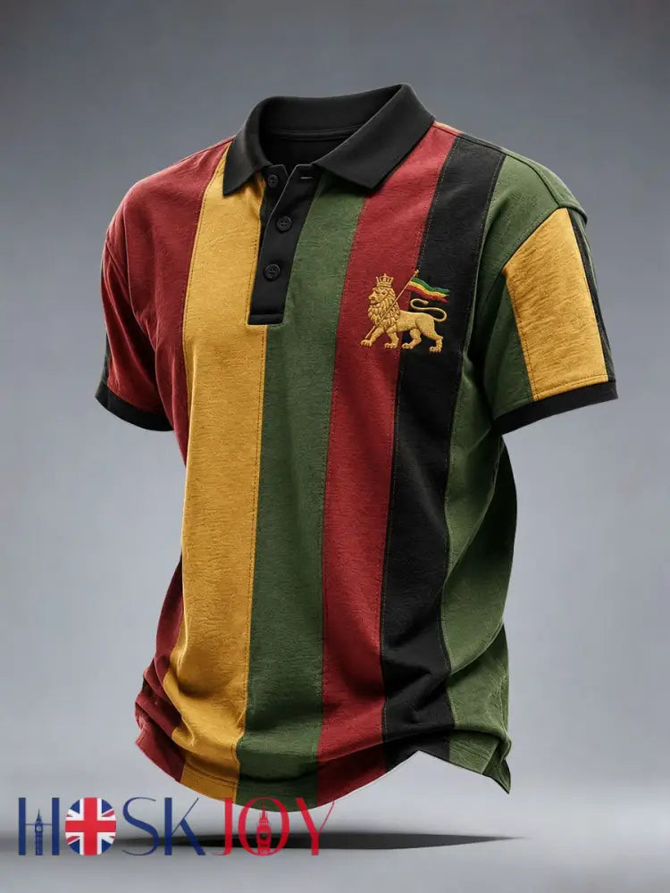 Men’s Reggae Polo Shirt - As picture / S
