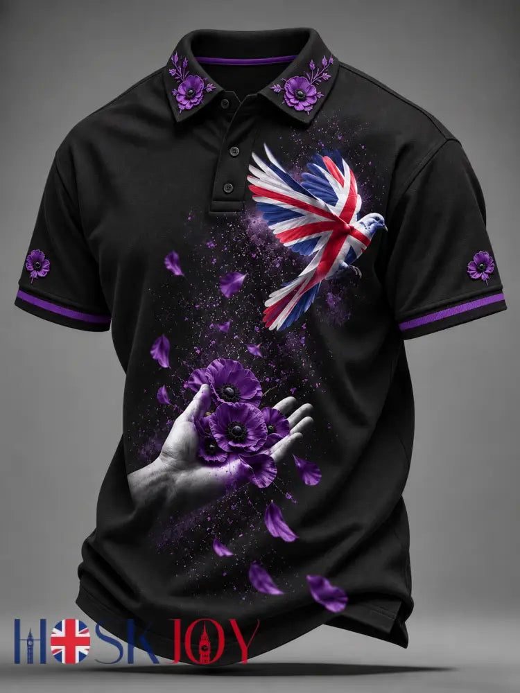 Men’s Remembering The Animals Of War Shirt - Black / S