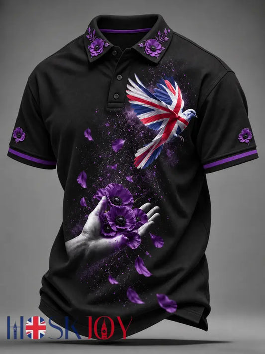 Men’s Remembering The Animals Of War Shirt - Black / S