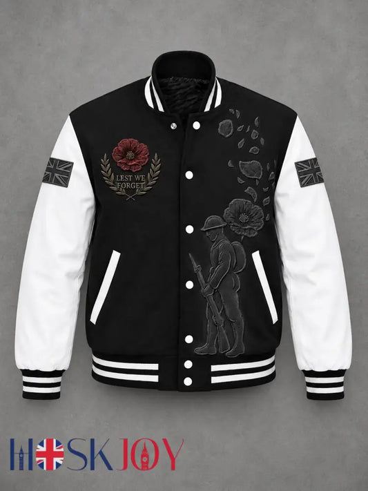 Men’s Remembrance Day Fleece-Lined Jacket - Black / S