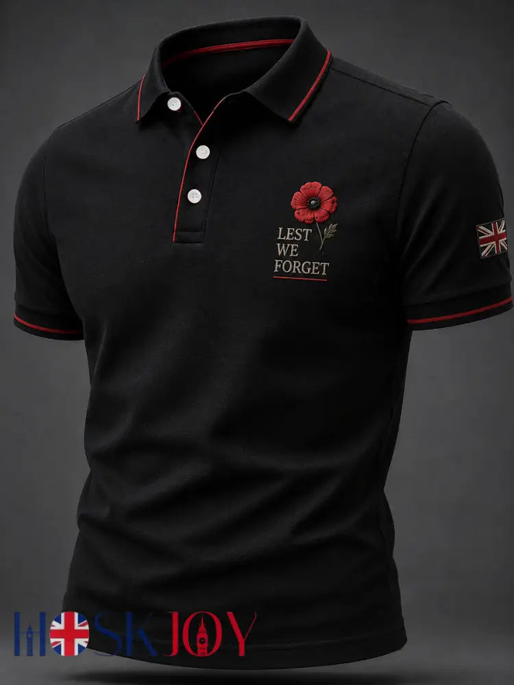 Men’s Remembrance Day Print Casual Top - As picture / S